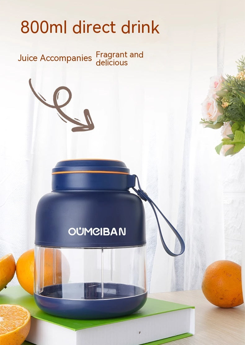 Compact & Cordless: Rechargeable Wireless Juicer Cup (Electric, Perfect for On-the-Go)