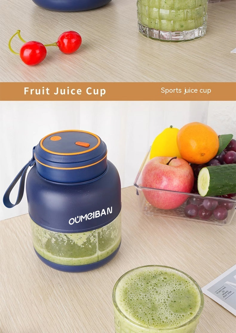 Compact & Cordless: Rechargeable Wireless Juicer Cup (Electric, Perfect for On-the-Go)