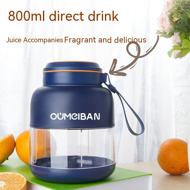 Compact & Cordless: Rechargeable Wireless Juicer Cup (Electric, Perfect for On-the-Go)