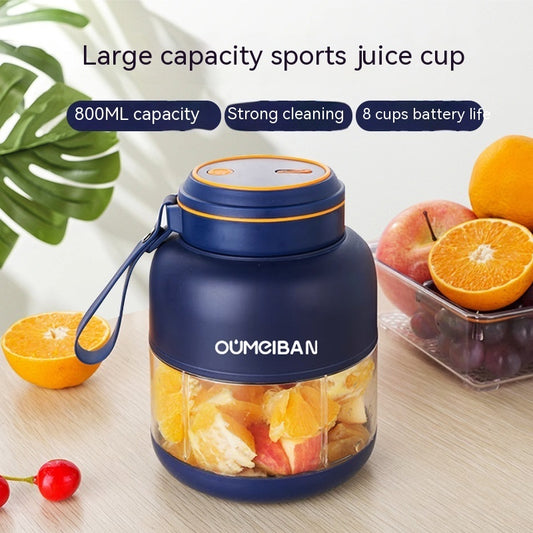 Compact & Cordless: Rechargeable Wireless Juicer Cup (Electric, Perfect for On-the-Go)