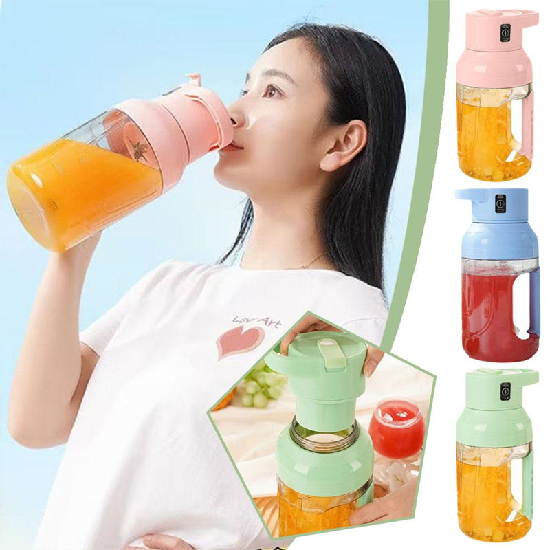 Healthy on-the-Go: 1500ml Electric Juicer (USB Rechargeable & Portable)